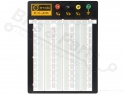 Breadboard on base plate with connectors 2390 pins